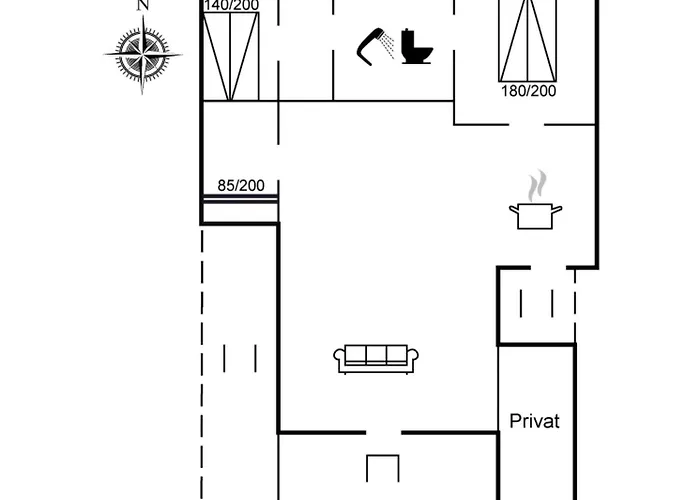 別荘 Denahi - 400m To The Fjord By Interhome Egernsund